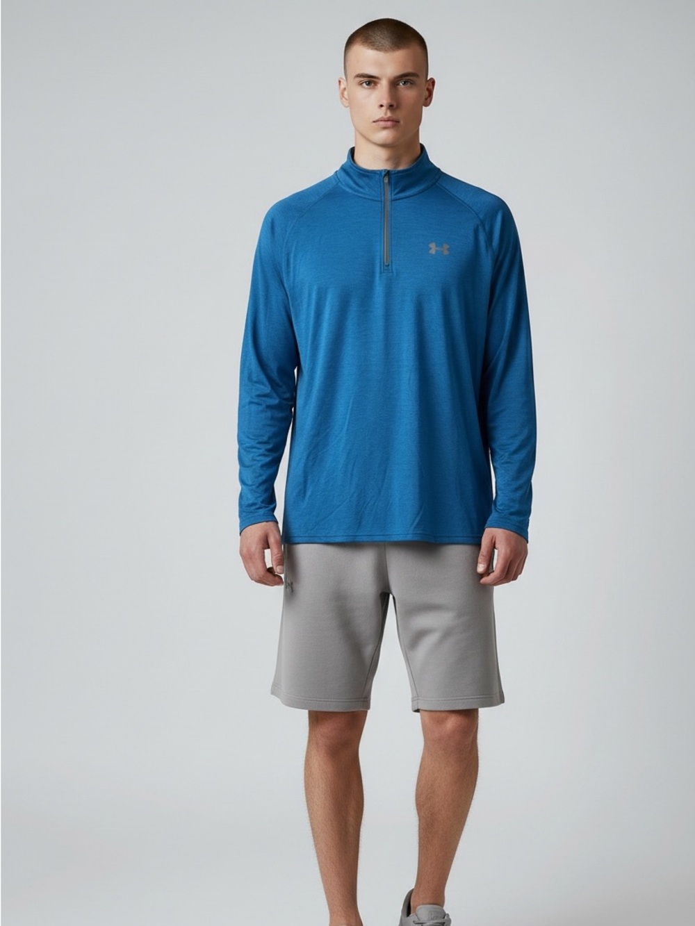 Under Armour Heatgear Men’s Size XL Tech 2.0 Half-Zip Pullover Top Loose Fit